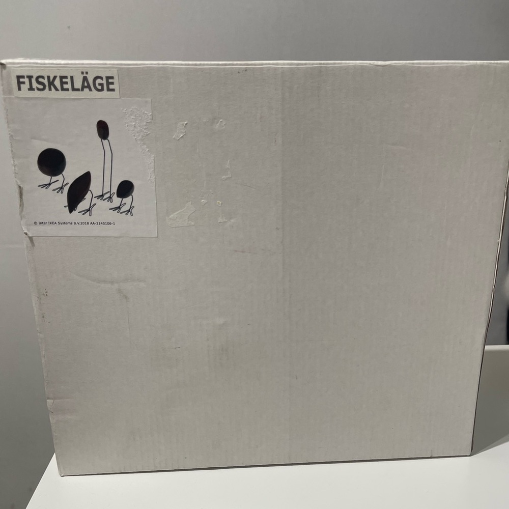 FISKELAGE Dark Wood & Metal BIRD Black Brown Minimalist Modern Figures IKEA - Picture 3 of 5
